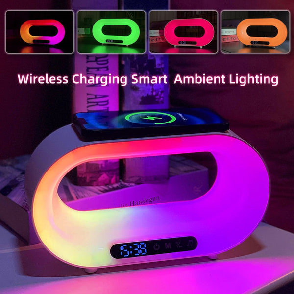 Multi-function 3 In 1 LED Night Lamp Smart With Alarm Clock