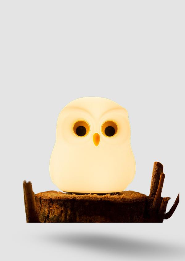 Owl Night Light Induction Bedroom Bedside Lamp