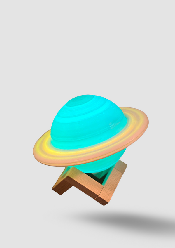 3D Printed Saturn Lamp