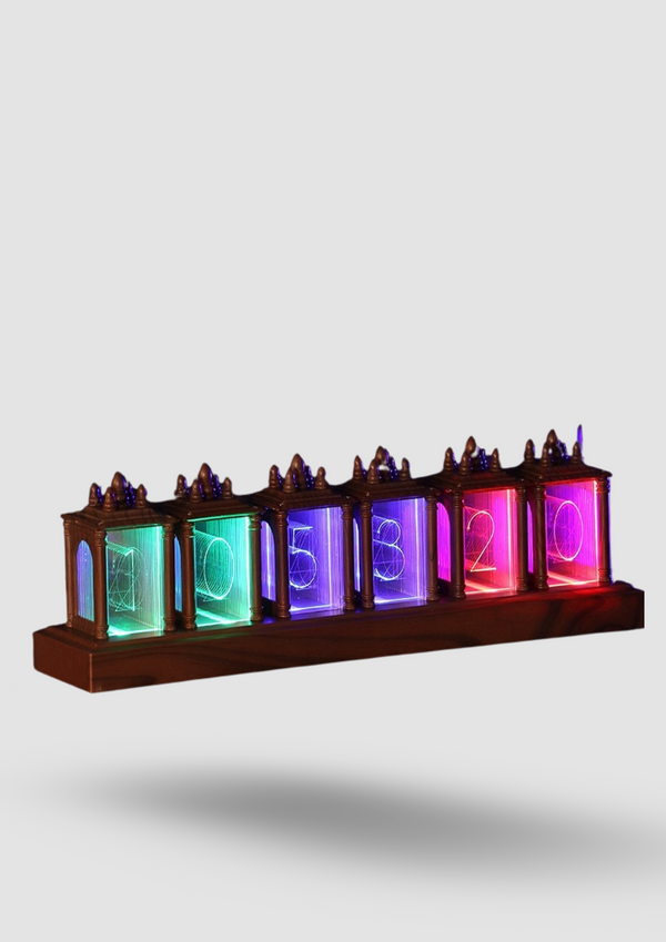 Simulation Nixie Tube Retro Electronic Light Digital Clock