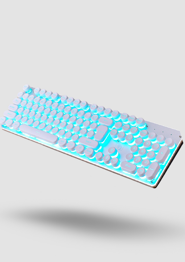 Punk Retro Luminous Keyboard