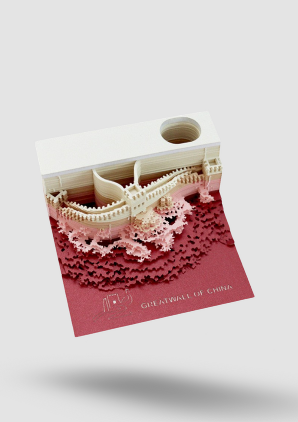 3d Building Model Note Paper