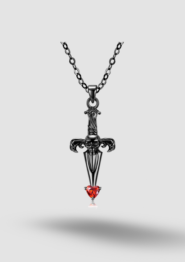 Cross Sword Pierced Necklace